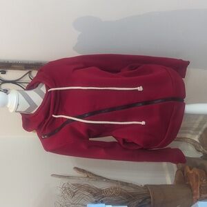 Women's cowl neck large sweatshirt